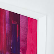 "Even in the dark you are luminous" - Art Print in neon magenta by Erin McCluskey Wheeler - Frame Close-up