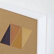 "Origami I" - Art Print in Marigold by Yohaku Oshima - Frame Close-up