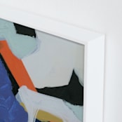 "Urban Flow 2" - Art Print in Blue Jewels by Eunmee Studio - Frame Close-up