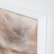 "Pink Skies" - Art Print in Sunset by Katy Abraham - Frame Close-up