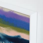 "Sunny Days and Crashing Waves 2" - Art Print in Indigo Ocean by Christina Flowers - Frame Close-up