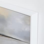 "Morning Hour" - Art Print in Cloud by Wendy Smith - Frame Close-up