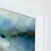 "Cascade" - Art Print in Aegean by Nicole Walsh - Frame Close-up