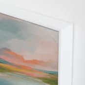 "Elysian" - Art Print in Blush by Brooke Drake - Frame Close-up