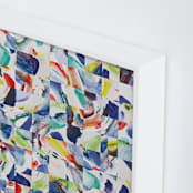 "Bright Collage" - Art Print in Sapphire Blue by Sheron Osiobor - Frame Close-up