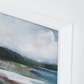 "Torrey Pines I" - Art Print in Torrey Blue by AlisonJerry - Frame Close-up
