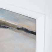 "A Winter's Walk" - Art Print in Winter Pink by AlisonJerry - Frame Close-up