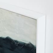 "Sitting Still" - Art Print in Sand by Jennifer Daily - Frame Close-up