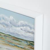 "Of the Prairies" - Art Print in Pistachio by Nicole Walsh - Frame Close-up