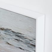 "Rose Quartz Fury" - Art Print in Rose Quartz by Nicoletta Savod - Frame Close-up