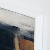 "Reaching Sky" - Art Print in Indigo & Sky by Michelle Lee - Frame Close-up