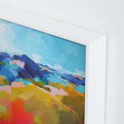"Blue Ridge" - Art Print in Blue by Jess Franks - Frame Close-up