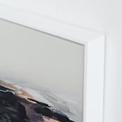 "Sandstone_1" - Art Print in Foggy grey by Mande Calhoun - Frame Close-up