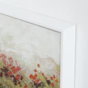 "Cosmos Garden" - Art Print in Leaf Green by Lorent and Leif - Frame Close-up