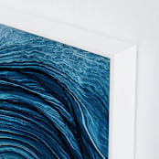 "Agate" - Art Print in Sapphire by Rebecca Rueth - Frame Close-up