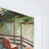 "Wisteria Hideaway" - Art Print in Sunrise by Khara Ledonne - Frame Close-up