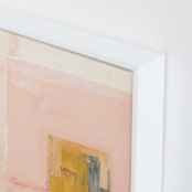 "Lulu" - Art Print in Light Pink by Mande Calhoun - Frame Close-up
