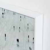"Sombras" - Art Print in Grey by Lulaloo - Frame Close-up