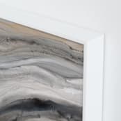 "Warm Gold I" - Art Print in Warm Gold by Teodora Guererra - Frame Close-up