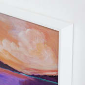 "Summer Solstice" - Art Print in Solstice orange by AlisonJerry - Frame Close-up