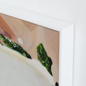 "Uma" - Art Print in Peachy Pink by Mande Calhoun - Frame Close-up