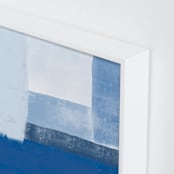 "Exhale" - Art Print in White by Studio Shines - Frame Close-up