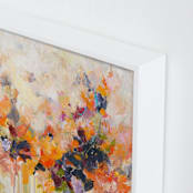 "On fire" - Art Print in White by Svitlana Martynjuk - Frame Close-up