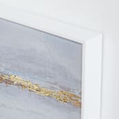 "New Horizons" - Art Print in White by Nicole Walsh - Frame Close-up