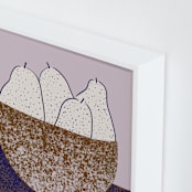 "Benevolent Ceramics III" - Art Print in Earthen ware by Danushka Abeygoda - Frame Close-up