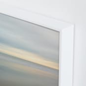 "Endless Gratitude II" - Art Print in Baby Blue by Cristina Marie - Frame Close-up