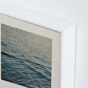 "Ocean Blue III" - Art Print in Ocean Blue by Shawna Urban - Frame Close-up