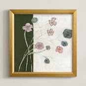 "Celebratory Decay" - Art Print in Green Decay by Bethania Lima - Framed