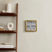 "Staccato" - Art Print in Noir by Rochelle Renee - In a Room