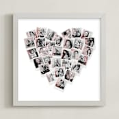 "Filter Heart Snapshot Mix® Photo Art" - Framed Photo in Blush by Minted - Framed