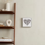 "Filter Heart Snapshot Mix® Photo Art" - Framed Photo in Blush by Minted - In a Room