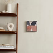 "Pinwheel Flowers I" - Art Print in Terracota Blush by Jaqui Falkenheim - In a Room