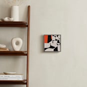 "Three Ponds" - Art Print in Putty by Deborah Velasquez - In a Room