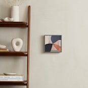 "Pinwheel Flowers II" - Art Print in Terracota Blush by Jaqui Falkenheim - In a Room