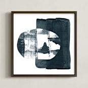 "Night" - Art Print in Indigo by Lorent and Leif - Framed