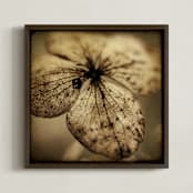 "Winter #1" - Art Print in Sepia by Lynn Lehto - Framed