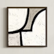 "Stucco Blocks I" - Art Print in Chaulky by Tanya Lee Design - Framed