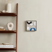 "Associate 2" - Art Print in Brilliant Blue by Francesca Iannaccone - In a Room