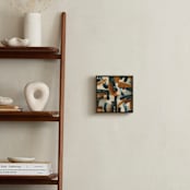 "Primarily" - Art Print in Gold Ochre by Jennette Romney - In a Room
