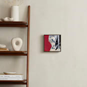 "Cover Up" - Art Print in Crimson Red by David D. - In a Room
