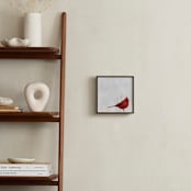 "Bird One: Cardinal" - Art Print in Cardinal by Colin Stuart - In a Room