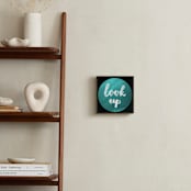 "look up 0" - Art Print in sky foam by blackwhite press - In a Room