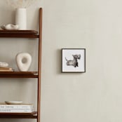 "Scottie" - Art Print in Black by Lauren Rogoff - In a Room