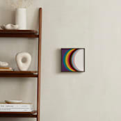 "Progressive Pride Crescent" - Art Print in Rainbow by Erin Deegan - In a Room