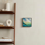 "Petrichor" - Art Print in Fresh Blue by Stacy Kron - In a Room