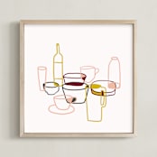 "Life as a Still" - Art Print in Multi by Jaqui Falkenheim - Framed